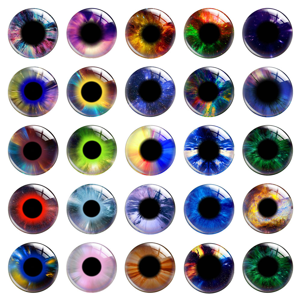 Science Toy - Cabochon en verre rond à dos